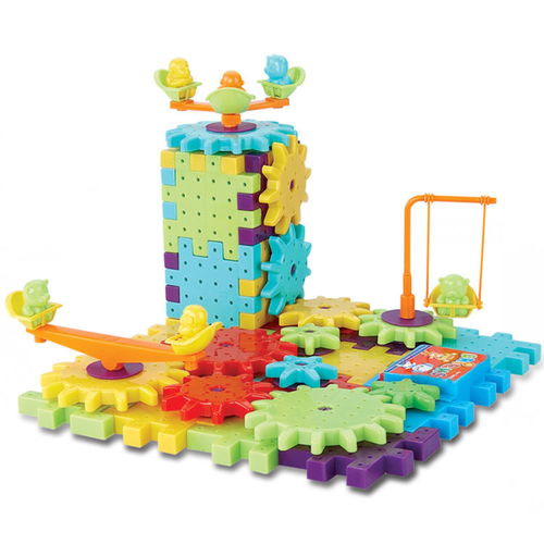 百變電動積木 81塊齒輪雪花片來襲，兒童益智探索的新天地